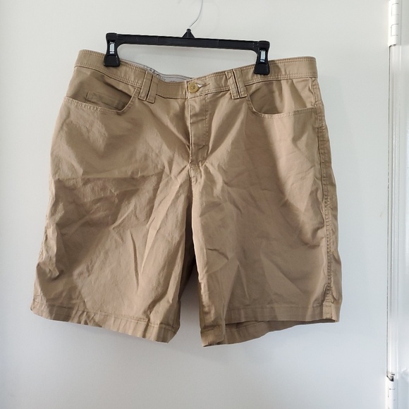 Riders by Lee Womens Khaki Shorts 14 Medium - Picture 1 of 4